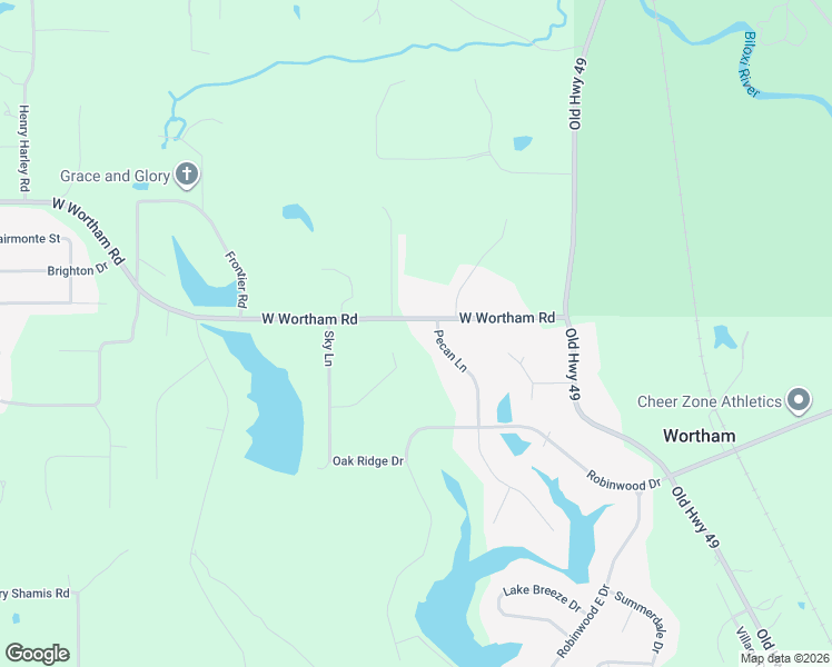 map of restaurants, bars, coffee shops, grocery stores, and more near 18741 West Wortham Road in Saucier