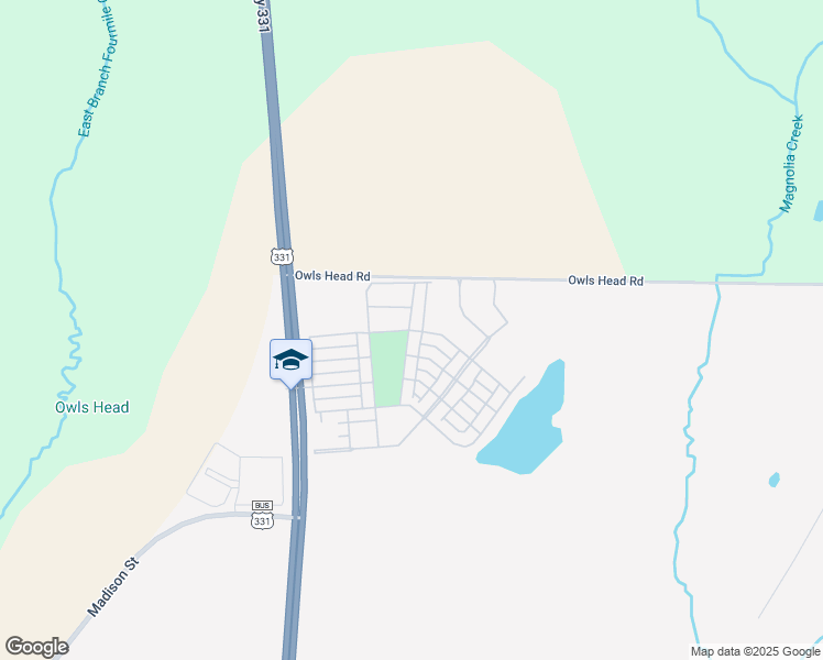 map of restaurants, bars, coffee shops, grocery stores, and more near Silverthorn Street in Freeport