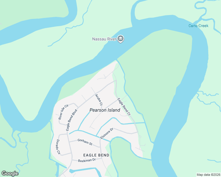 map of restaurants, bars, coffee shops, grocery stores, and more near 17459 Eagle Bend Boulevard in Jacksonville