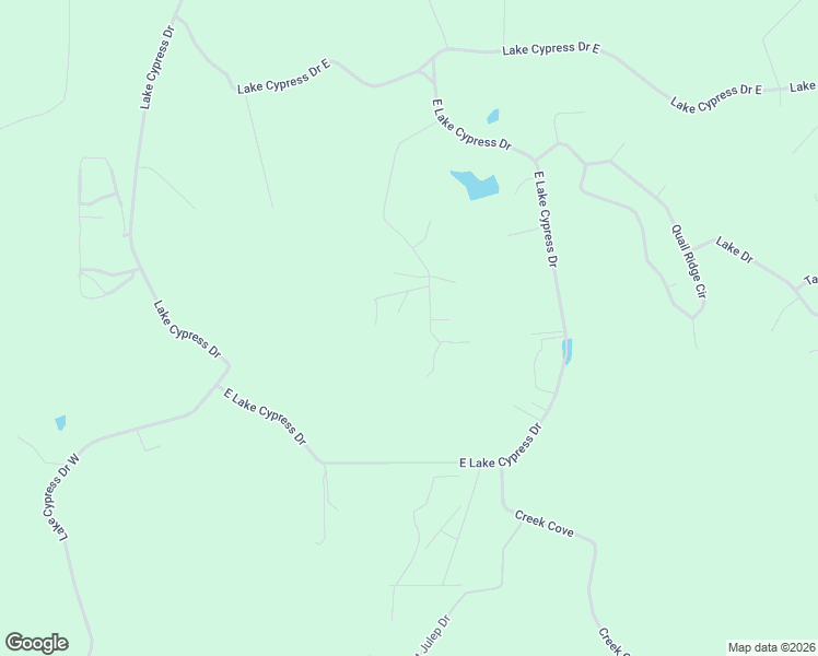 map of restaurants, bars, coffee shops, grocery stores, and more near 26035 Lake Vista Drive in Carriere