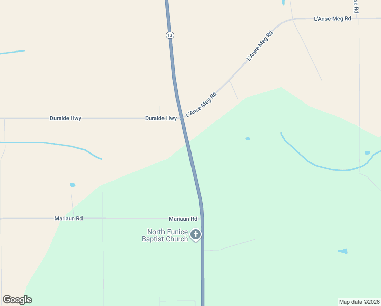 map of restaurants, bars, coffee shops, grocery stores, and more near 2336 Veteran Memorial Highway in Eunice