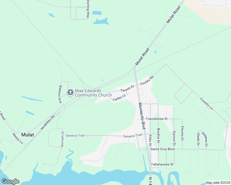 map of restaurants, bars, coffee shops, grocery stores, and more near 5085 Teresa Drive in Milton
