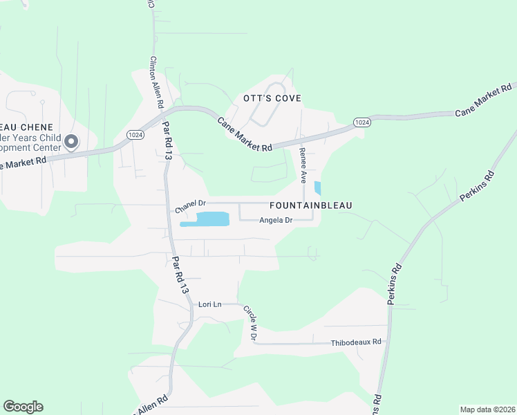 map of restaurants, bars, coffee shops, grocery stores, and more near 10079 Angela Drive in Denham Springs