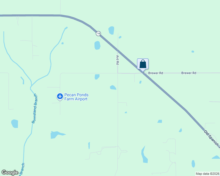 map of restaurants, bars, coffee shops, grocery stores, and more near 24924 Brewer Road in Robertsdale