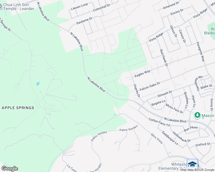 map of restaurants, bars, coffee shops, grocery stores, and more near 804 Corvallis Drive in Leander
