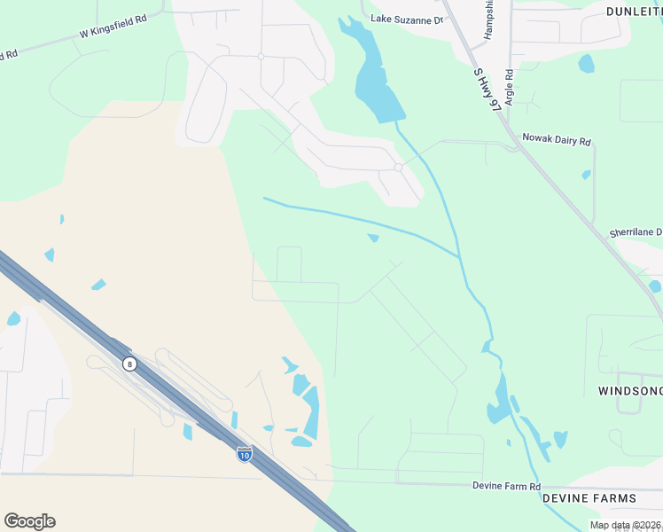 map of restaurants, bars, coffee shops, grocery stores, and more near 4499 Devine Farm Road in Cantonment