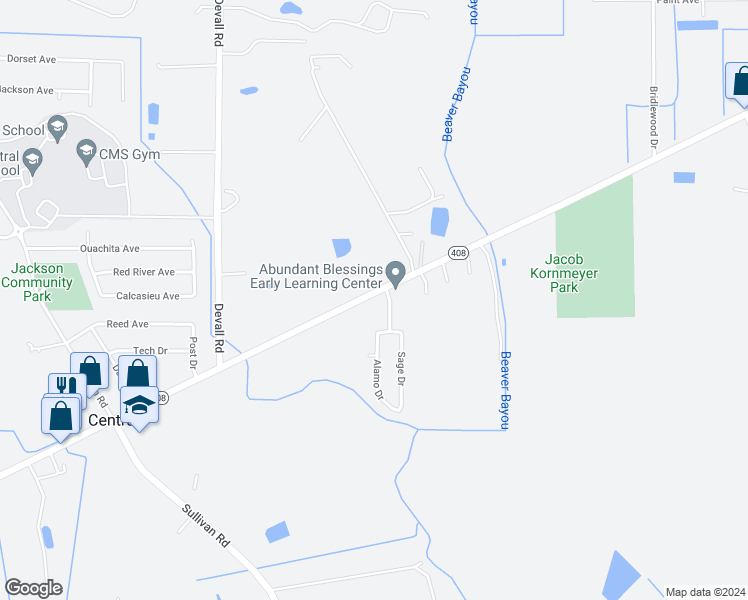 map of restaurants, bars, coffee shops, grocery stores, and more near 14721 Saddle Avenue in Baton Rouge