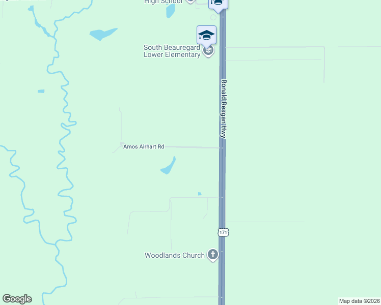 map of restaurants, bars, coffee shops, grocery stores, and more near 387 Amos Airhart Road in Longville