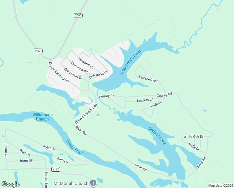 map of restaurants, bars, coffee shops, grocery stores, and more near 289 County Road in Goodrich
