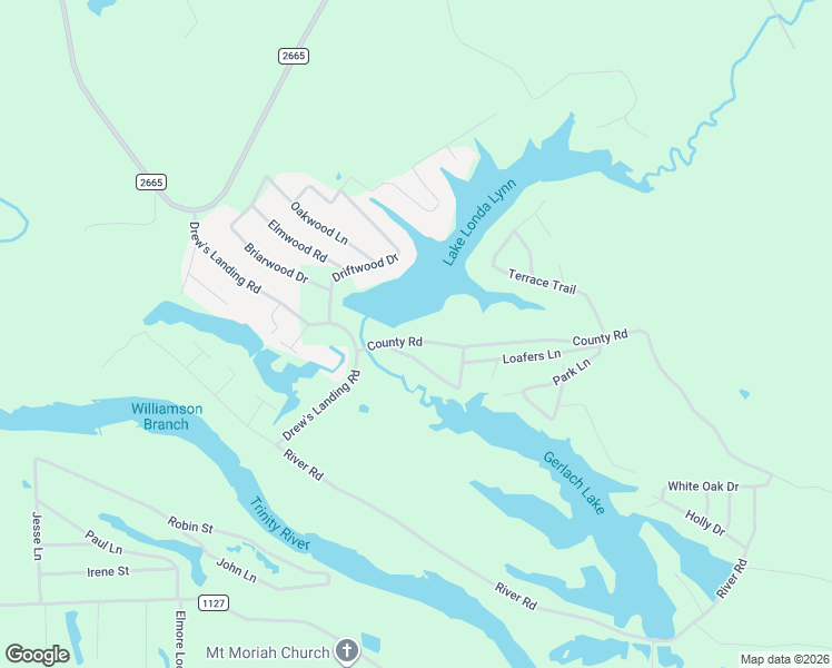 map of restaurants, bars, coffee shops, grocery stores, and more near 289 County Road in Goodrich