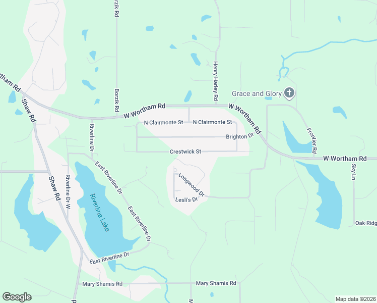 map of restaurants, bars, coffee shops, grocery stores, and more near 19214 Crestwick Street in Saucier