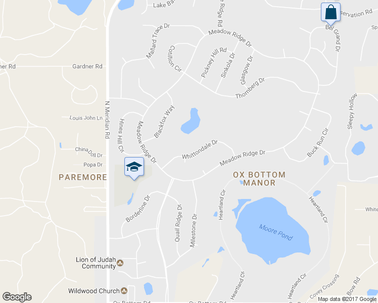 map of restaurants, bars, coffee shops, grocery stores, and more near 6244 Whittondale Drive in Tallahassee