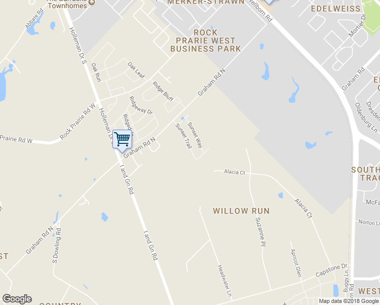 map of restaurants, bars, coffee shops, grocery stores, and more near 140 Sunset Trail in College Station