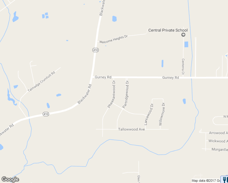 map of restaurants, bars, coffee shops, grocery stores, and more near 12326 Pheasantwood Drive in Baker