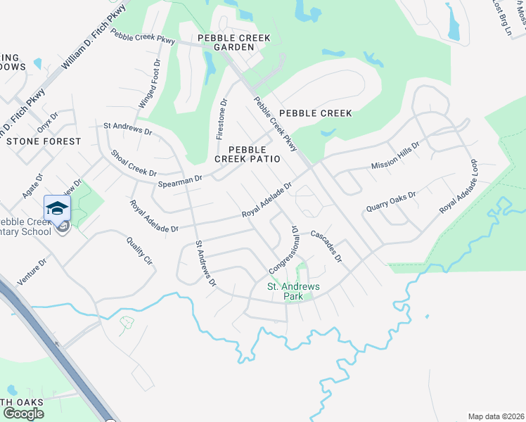 map of restaurants, bars, coffee shops, grocery stores, and more near 904 Royal Adelade Drive in College Station