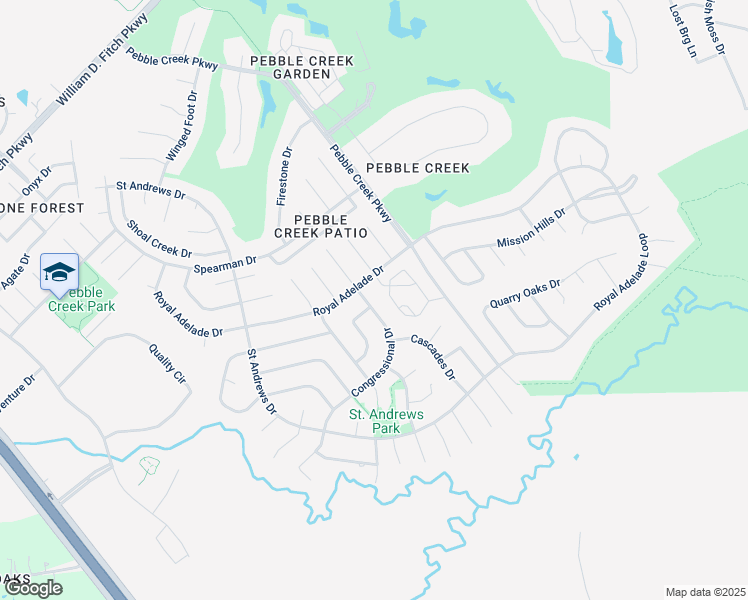 map of restaurants, bars, coffee shops, grocery stores, and more near 5105 Congressional Dr in College Station