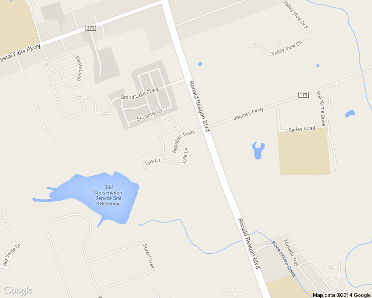 map of restaurants, bars, coffee shops, grocery stores, and more near 2345 Lyla Lane in Leander
