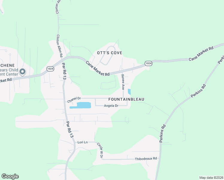 map of restaurants, bars, coffee shops, grocery stores, and more near 10133 Chanel Drive in Denham Springs