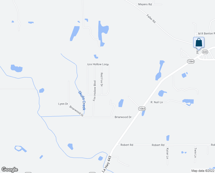 map of restaurants, bars, coffee shops, grocery stores, and more near 18398 Fox Hollow Loop in Hammond