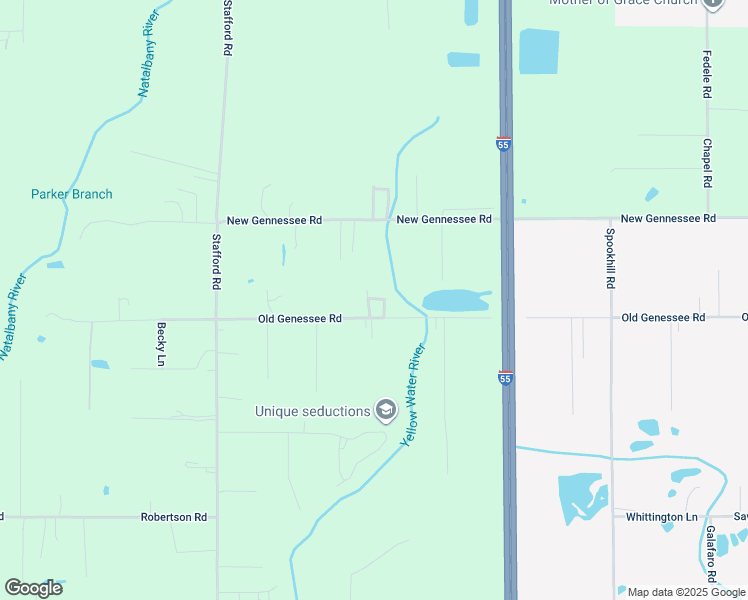 map of restaurants, bars, coffee shops, grocery stores, and more near 13225 Old Genessee Road in Tickfaw