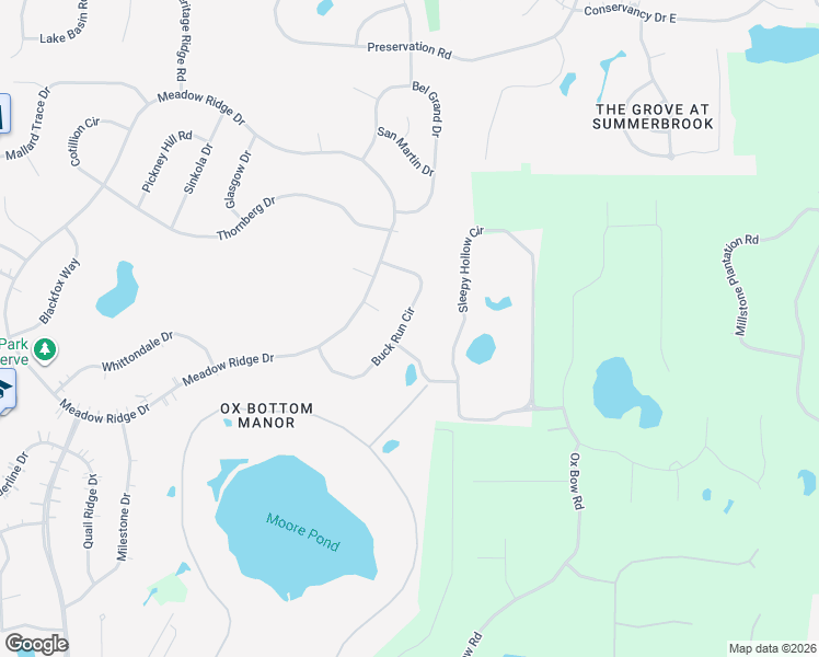 map of restaurants, bars, coffee shops, grocery stores, and more near 6253 Buck Run Circle in Tallahassee
