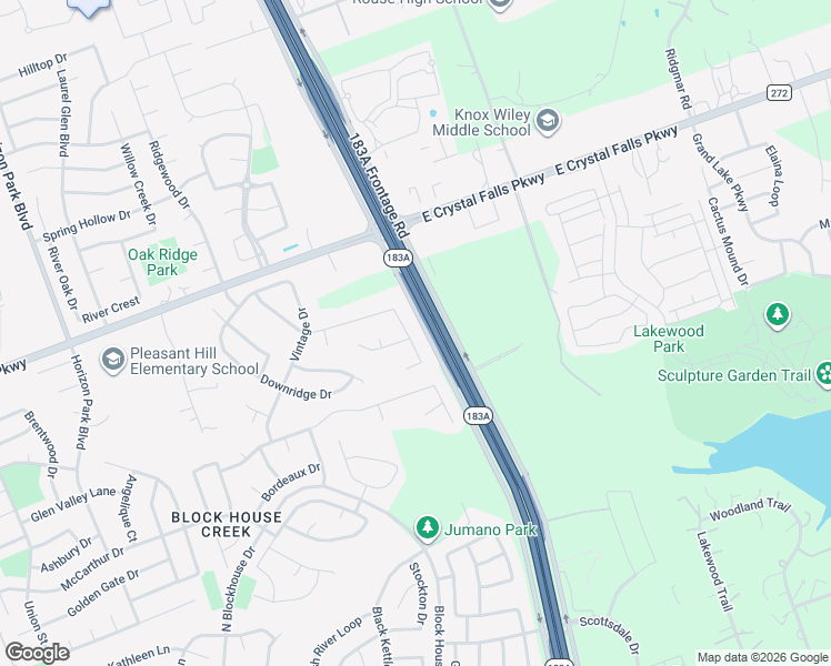 map of restaurants, bars, coffee shops, grocery stores, and more near 1814 Rutherford Drive in Leander