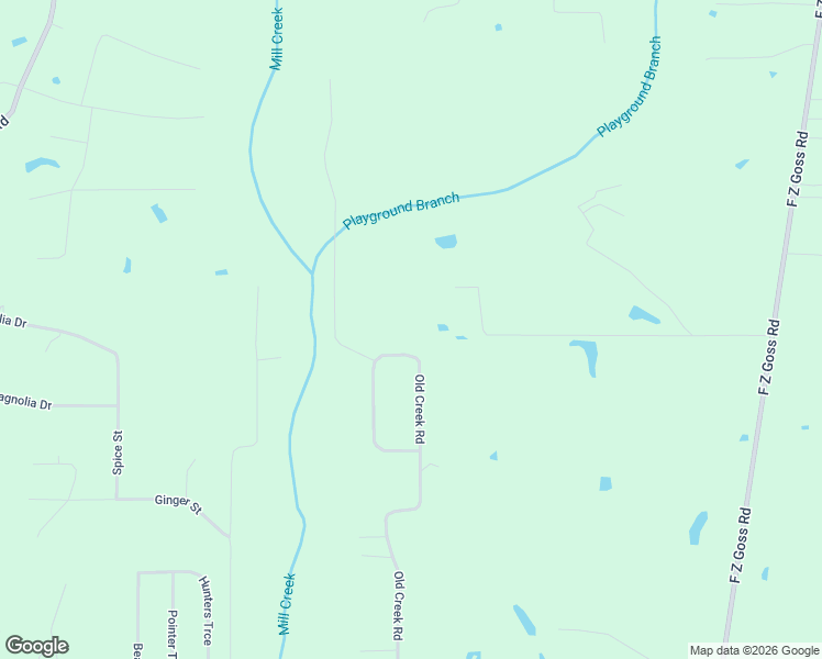 map of restaurants, bars, coffee shops, grocery stores, and more near Old Creek Road in Picayune