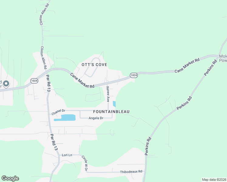 map of restaurants, bars, coffee shops, grocery stores, and more near 10190 Jacob Drive in Denham Springs