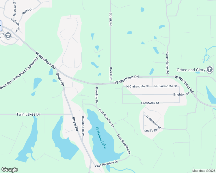 map of restaurants, bars, coffee shops, grocery stores, and more near 19601 West Wortham Road in Saucier
