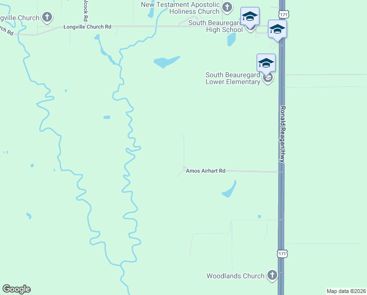 map of restaurants, bars, coffee shops, grocery stores, and more near 387 Amos Airhart Road in Longville