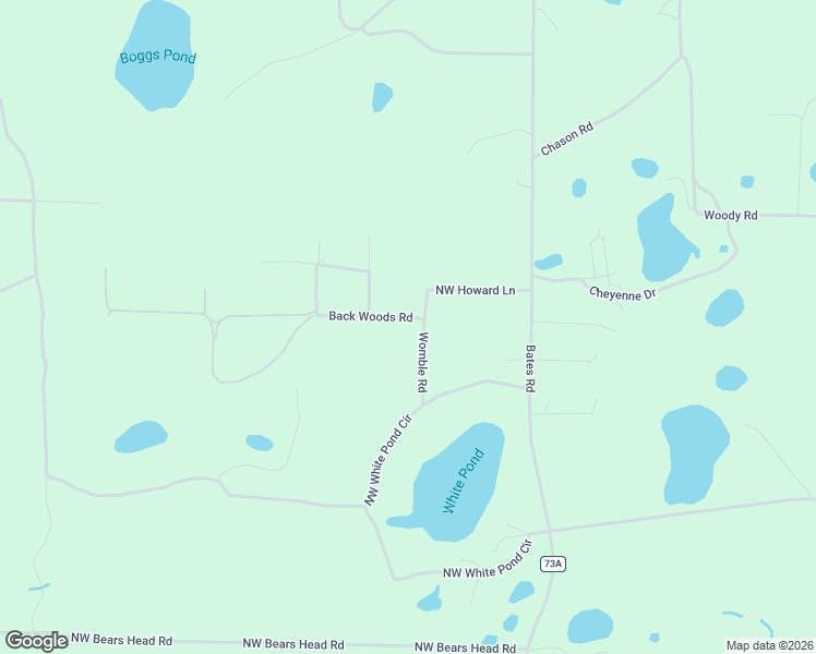 map of restaurants, bars, coffee shops, grocery stores, and more near 25000 Womble Road in Altha