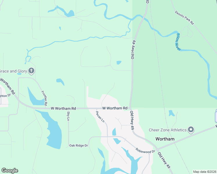 map of restaurants, bars, coffee shops, grocery stores, and more near 19119 E Highland Dr in Saucier
