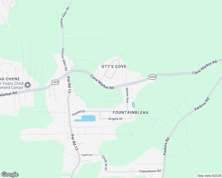 map of restaurants, bars, coffee shops, grocery stores, and more near 35235 Cane Market Road in Denham Springs
