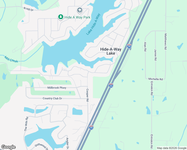 map of restaurants, bars, coffee shops, grocery stores, and more near 101-199 Pine Burr Road in Carriere