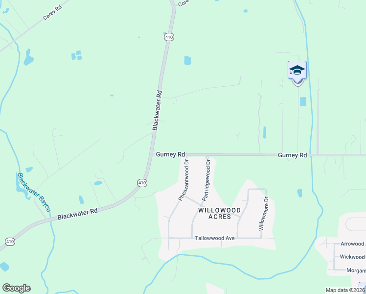 map of restaurants, bars, coffee shops, grocery stores, and more near 12449 Pheasantwood Drive in Baker