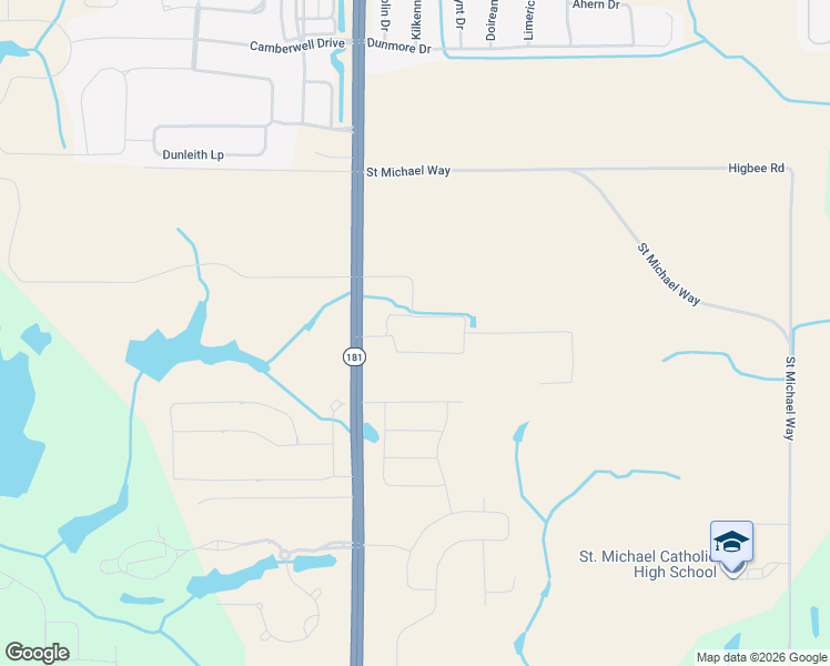 map of restaurants, bars, coffee shops, grocery stores, and more near 23100 Alabama 181 in Fairhope