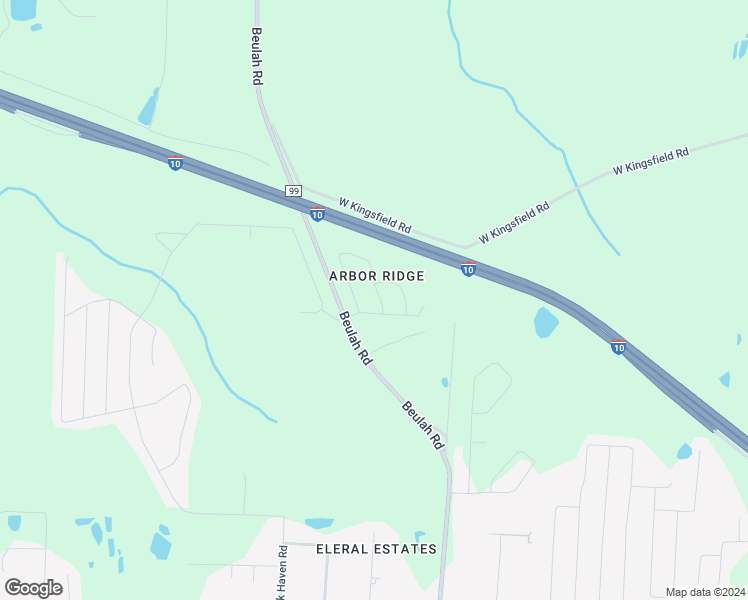 map of restaurants, bars, coffee shops, grocery stores, and more near 3312 Massena Drive in Pensacola