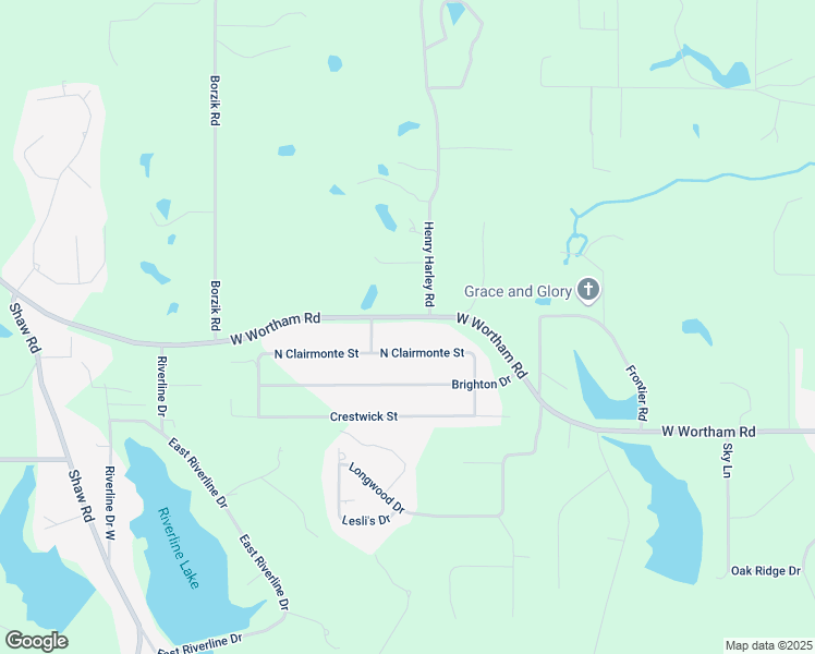 map of restaurants, bars, coffee shops, grocery stores, and more near 19330-19356 West Wortham Road in Saucier