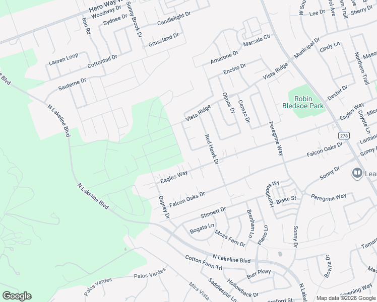 map of restaurants, bars, coffee shops, grocery stores, and more near 619 Alta Vista Drive in Leander