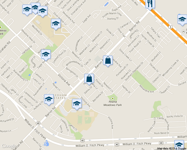 map of restaurants, bars, coffee shops, grocery stores, and more near 4003 Pomel Drive in College Station