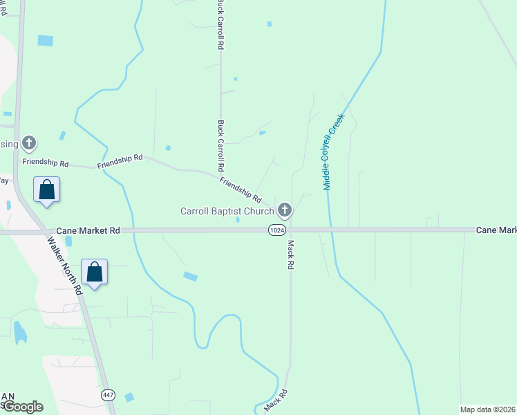 map of restaurants, bars, coffee shops, grocery stores, and more near 13886 Friendship Road in Walker