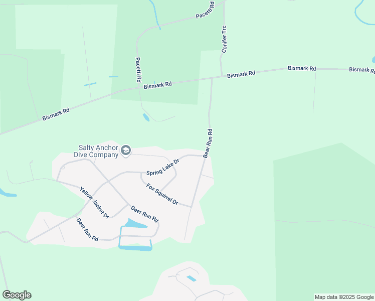 map of restaurants, bars, coffee shops, grocery stores, and more near 54825 Spring Lake Drive in Callahan