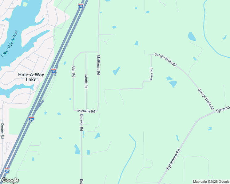 map of restaurants, bars, coffee shops, grocery stores, and more near 2-98 Keri Lane in Carriere