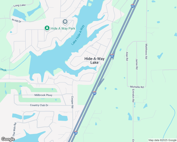 map of restaurants, bars, coffee shops, grocery stores, and more near 1000-1080 East Lakeshore Drive in Carriere
