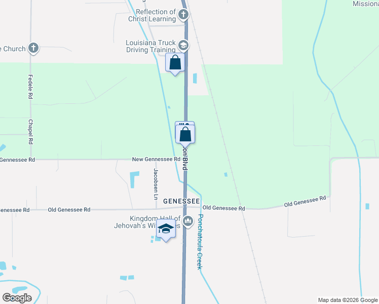 map of restaurants, bars, coffee shops, grocery stores, and more near 49036 Chills Blue Springs Road in Hammond