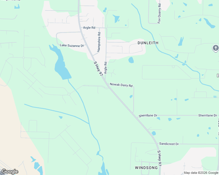 map of restaurants, bars, coffee shops, grocery stores, and more near 2650 Nowak Dairy Road in Cantonment