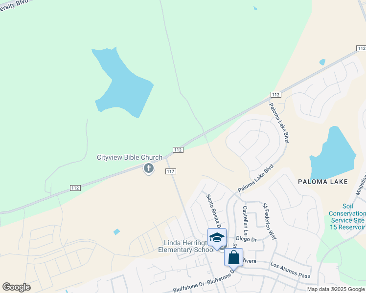 map of restaurants, bars, coffee shops, grocery stores, and more near County Road 112 in Round Rock