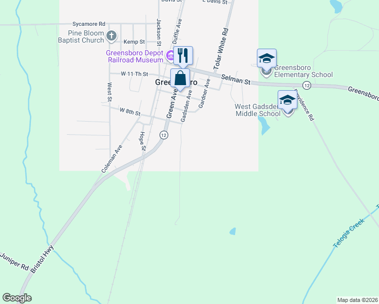 map of restaurants, bars, coffee shops, grocery stores, and more near 15 Harrison Road in Greensboro