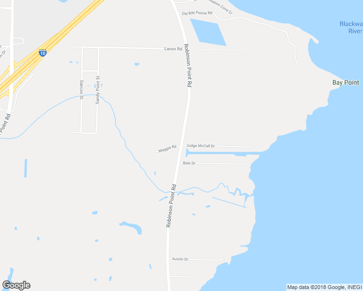 map of restaurants, bars, coffee shops, grocery stores, and more near Robinson Point Road in Milton