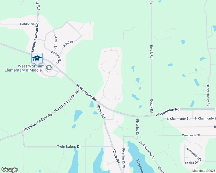 map of restaurants, bars, coffee shops, grocery stores, and more near 19270 North Shaw Road in Saucier